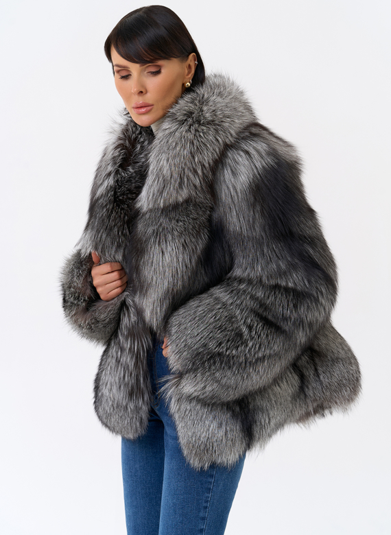 Шуба из лисы