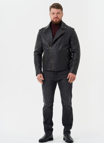 Куртка "косуха" из натуральной кожи