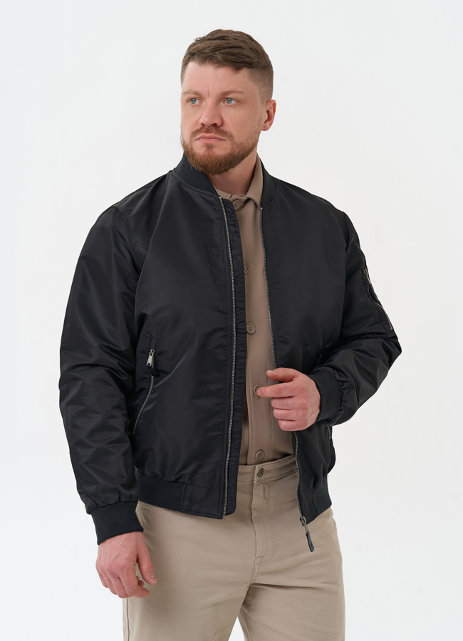 Мужская куртка бомбер модель № 30275 универмаг малина